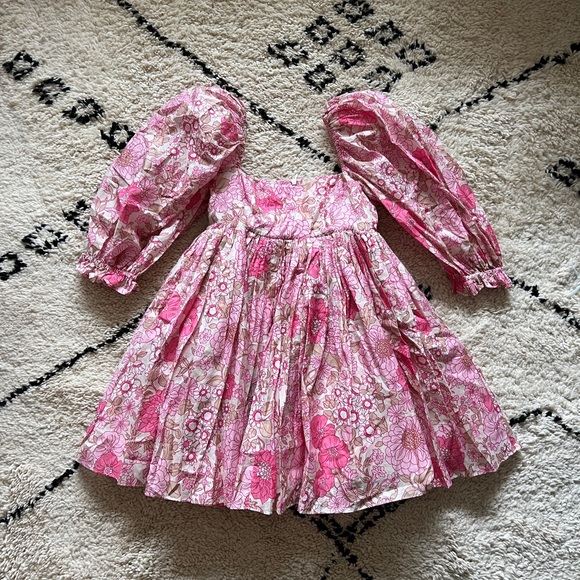 NWT Selkie Organdy Puff Dress in Wallflower - Picture 2 of 5